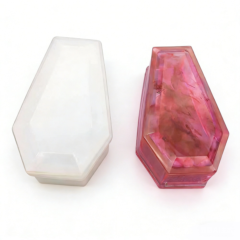 Resin Art Equipment - แม่พิมพ์ซิลิโคนรูปหัวกะโหลก ค้างคาว แมงมุม สำหรับทำจี้ ต่างหู DIY