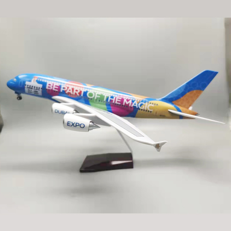 Resin Art Alphabet - 1:160 ขนาด 46 ซม.เครื่องบินรุ่น 380 UAE