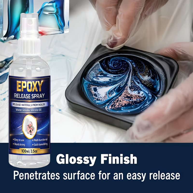 Release Spray Silicone - สเปรย์ปลดแม่พิมพ์ซิลิโคน - แห้งเร็ว ไม่ติดแม่พิมพ์ ใช้งานง่ายสำหรับเรซิ่นอีพ็อกซี่ การทำเทียน
