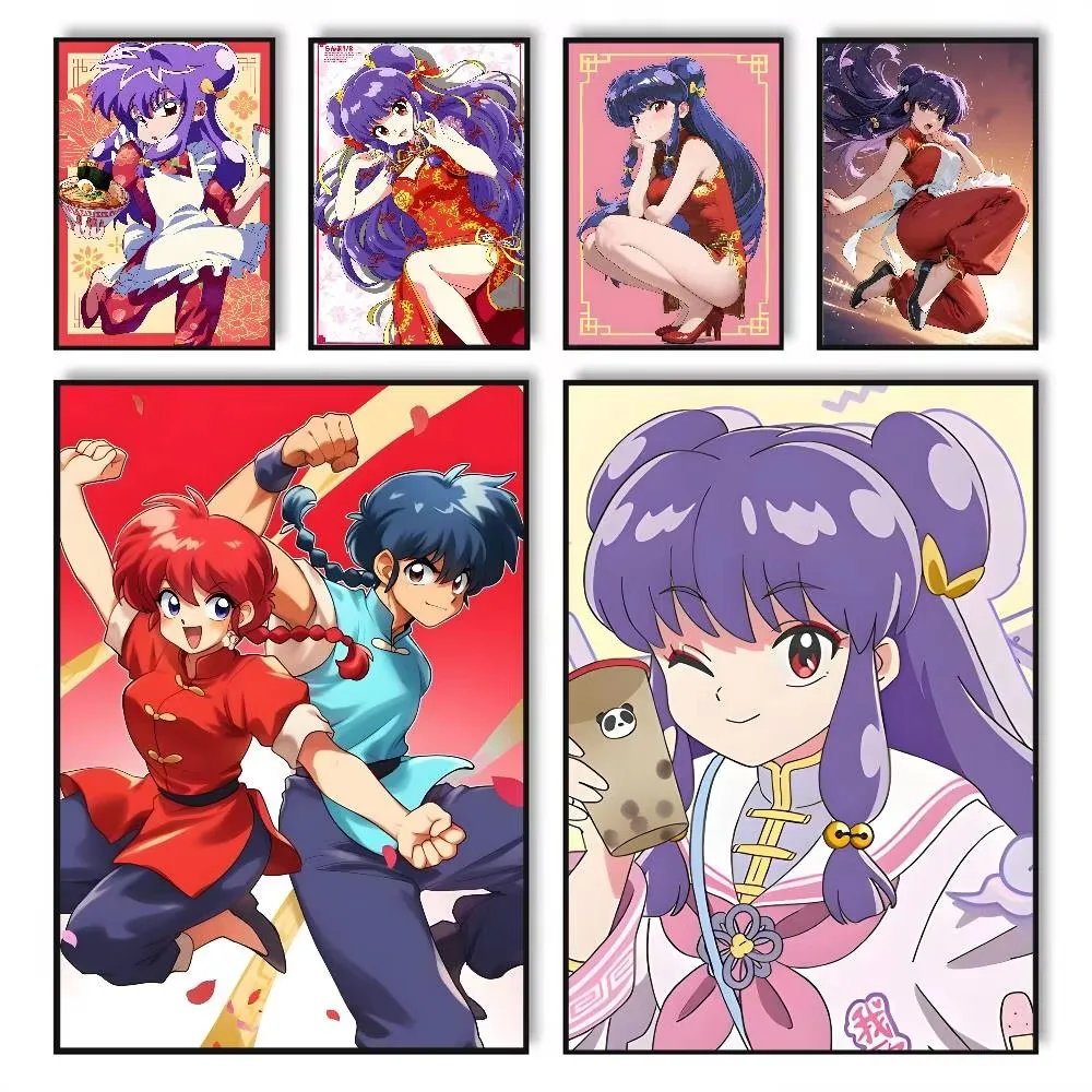 Resin Art Work - ภาพเพชรประดับลายอนิเมะ R-Ranma งานศิลปะทำมือ ลายโมเสก ใช้เพชรทรงกลม/สี่เหลี่ยม ของขวัญสุดประณีต