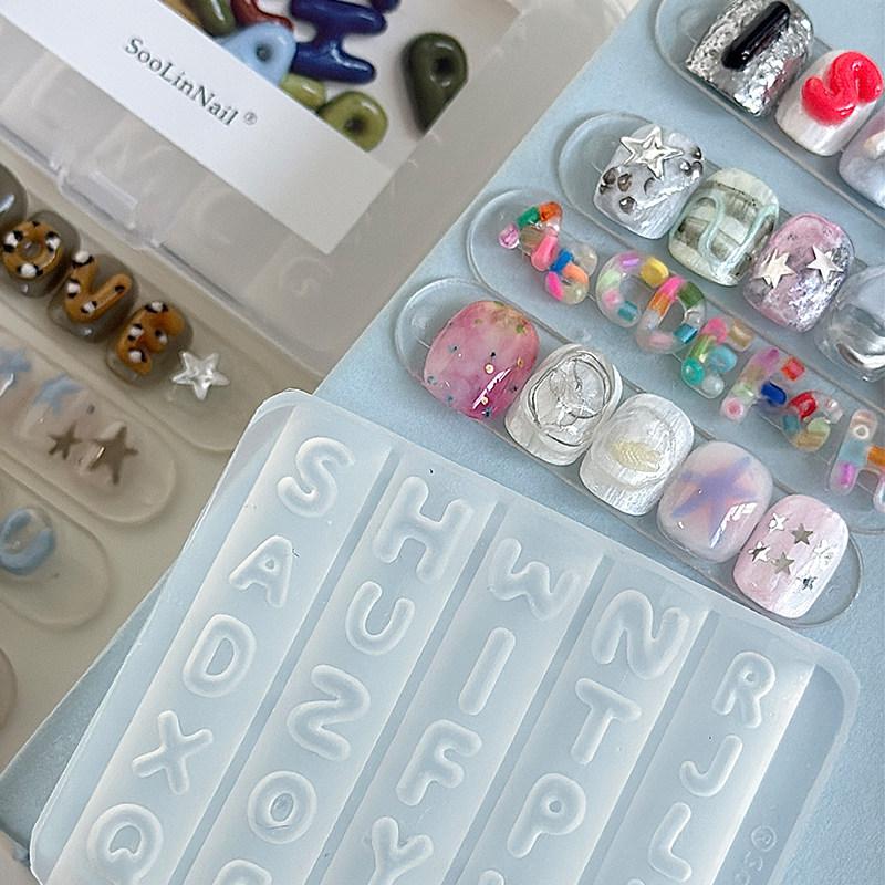 แม่พิมพ์ซิลิโคนลายตัวอักษรสำหร - Resin Art Alphabet บทวิจารณ์และราคา