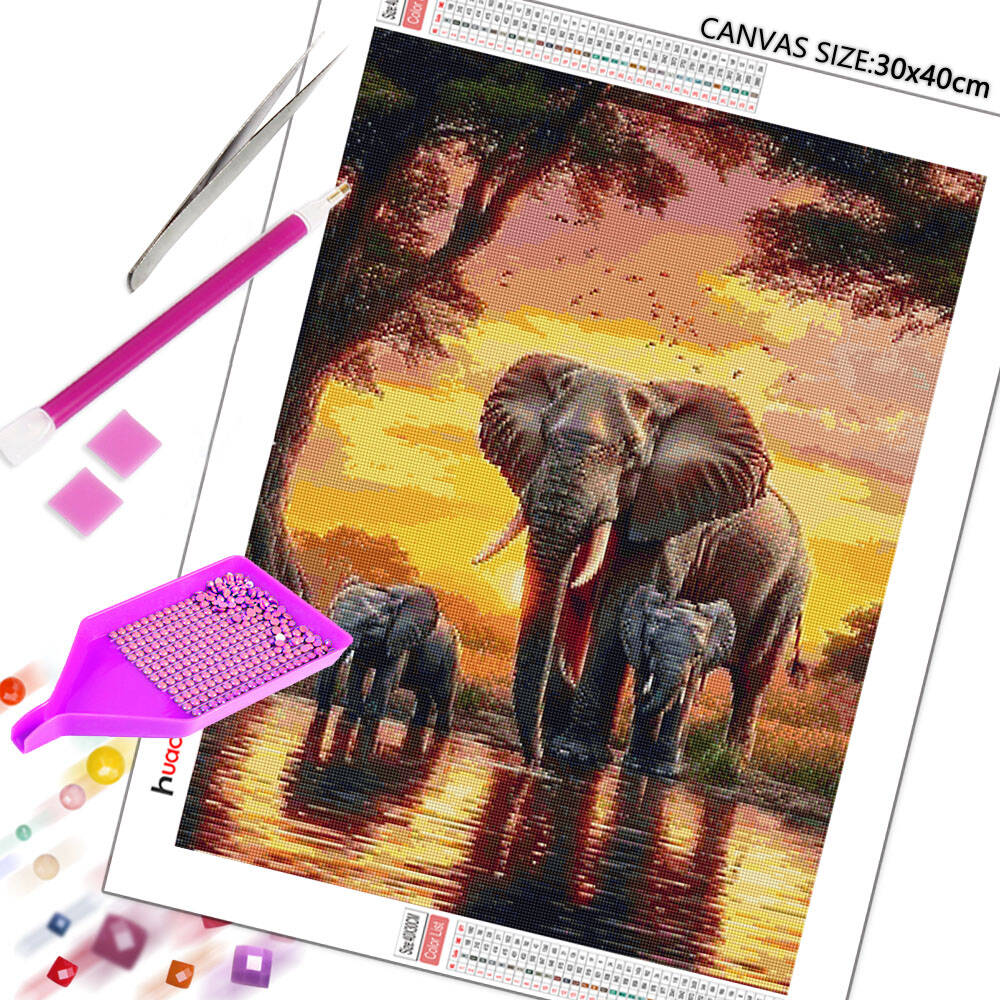ภาพโมเสกเพชร 5 มิติ ลายวิวพระอ - Resin Art Wallpaper บทวิจารณ์และราคา
