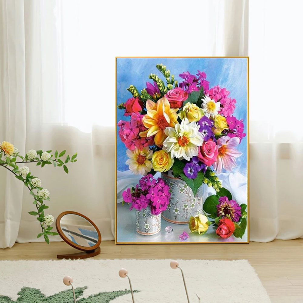 ภาพวาดเพชร 5 มิติ ลายดอกไม้ แจ - Resin Art Rose บทวิจารณ์และราคา