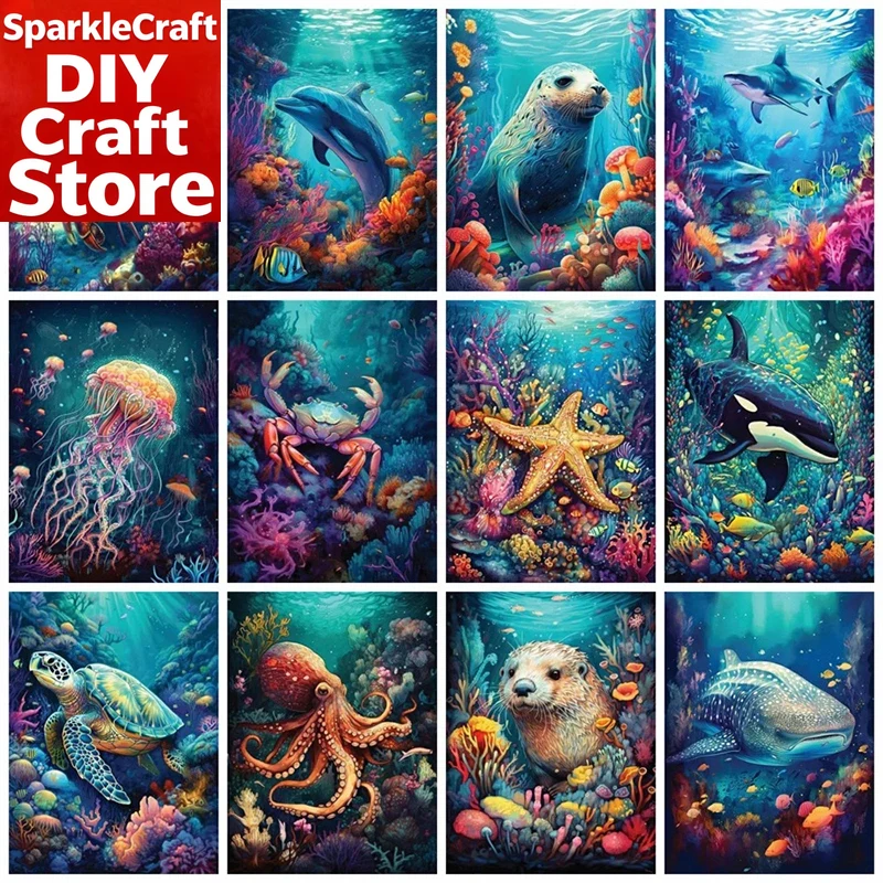 ชุดภาพวาดเพชรแบบไร้กรอบ 1 ชิ้น - Resin Art Work บทวิจารณ์และราคา